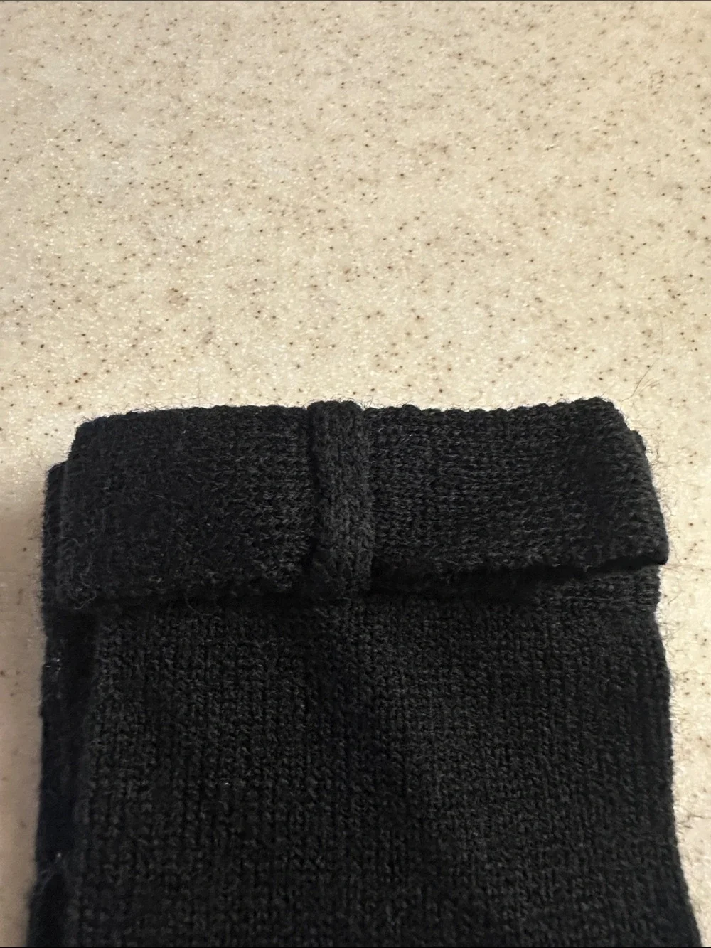 Banana Republic Black Five-Toe Gloves
